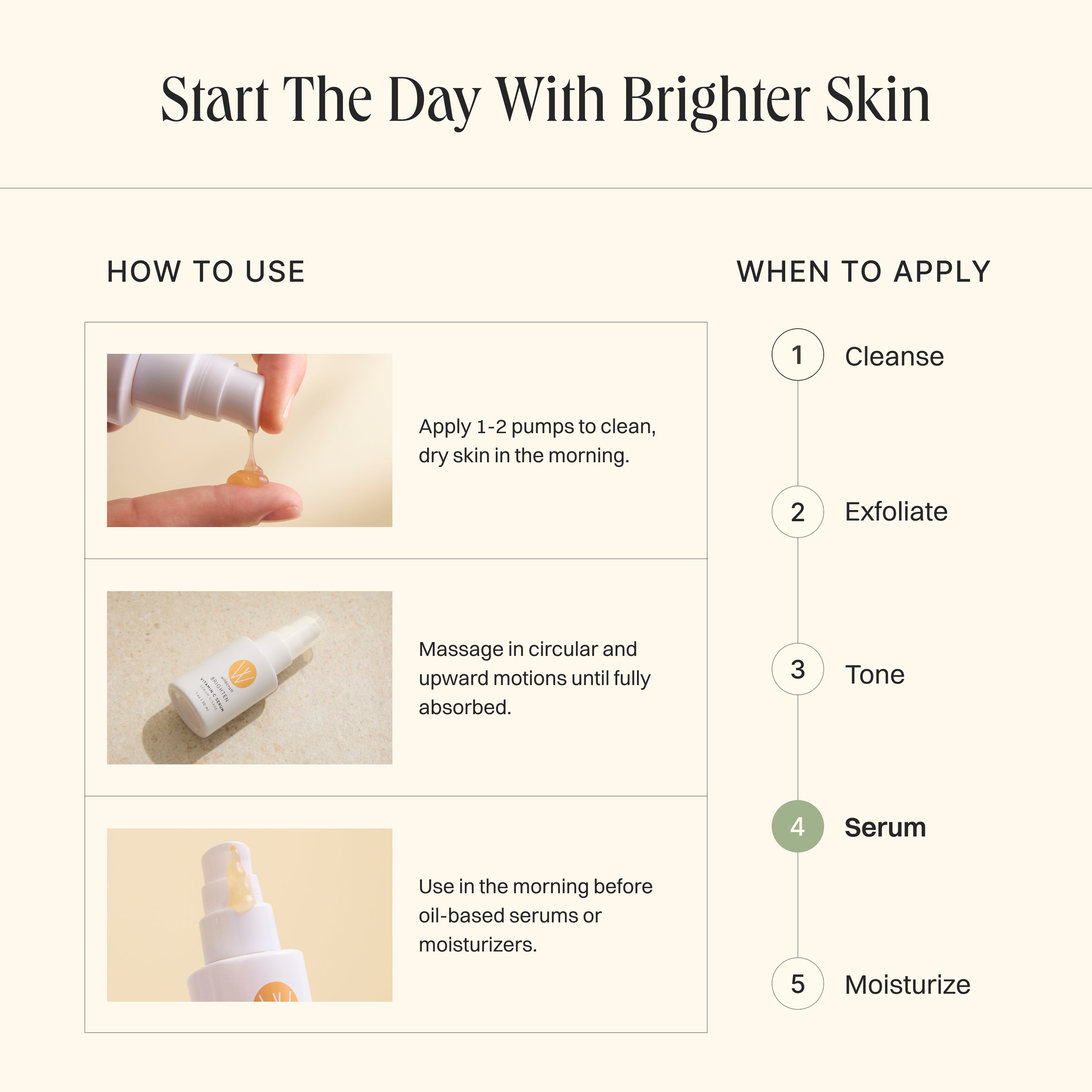 Brighten Vitamin C Face Serum - Wildcraft