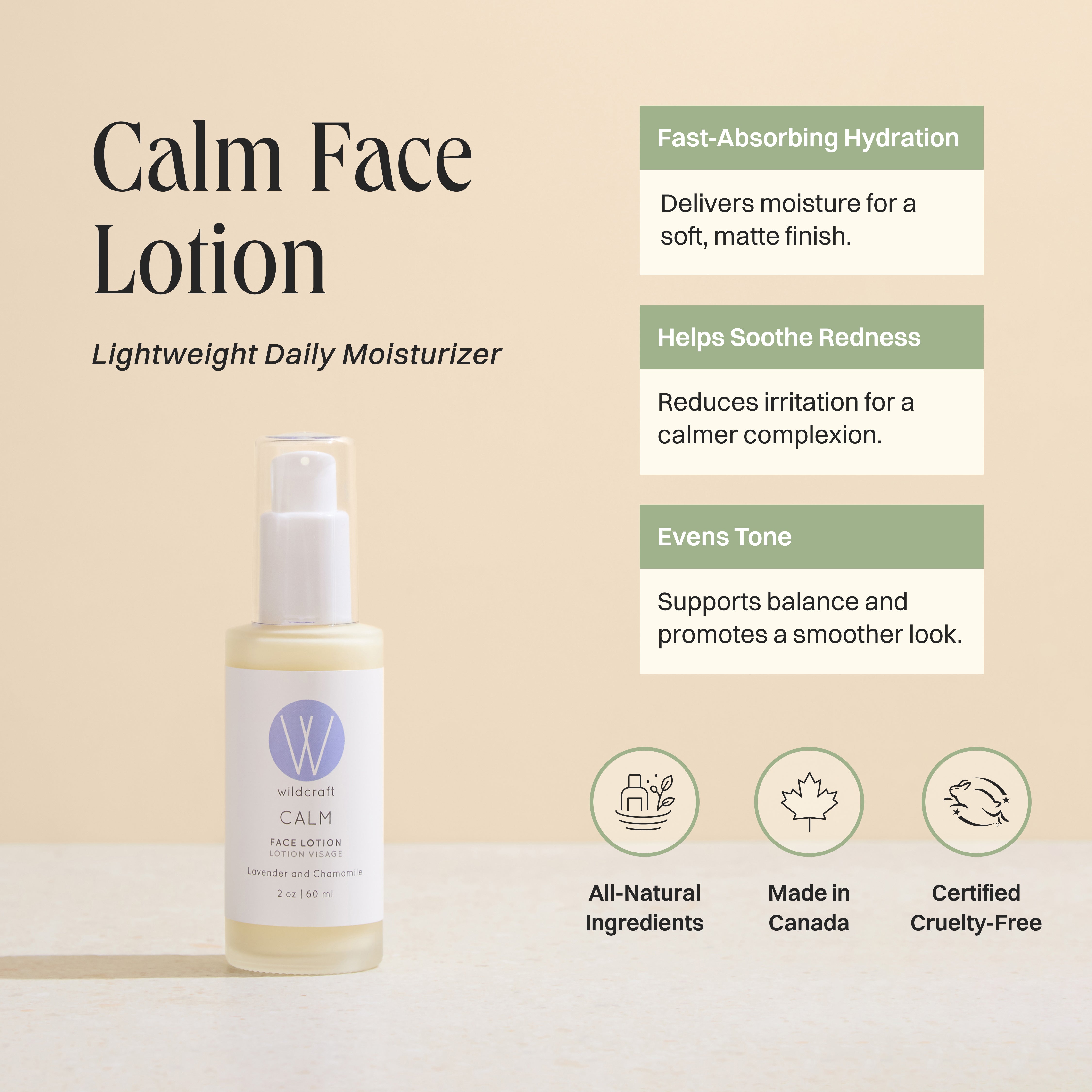 Calm Face Lotion - Wildcraft