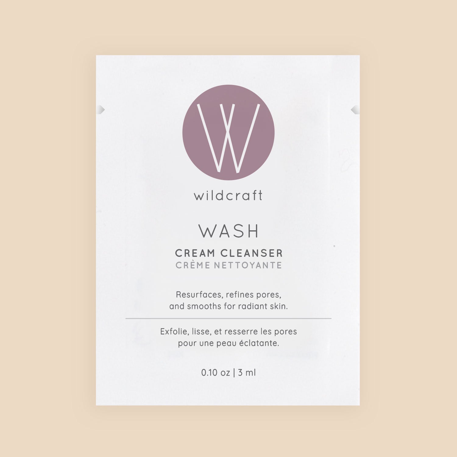 Wash Cream Cleanser Sample
